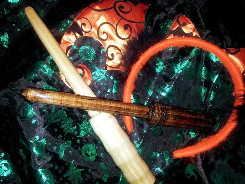 A couple of pine Magic Wands