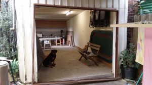 No door, just a big empty hole where bugs fly in.