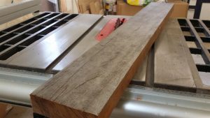 The original length of timber.