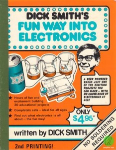 A beer powered radio for an 8 year old to build, yep, Australia.